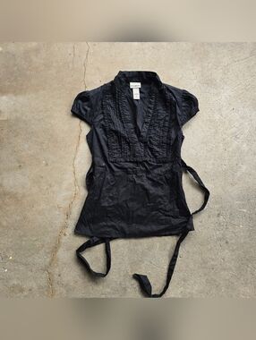 Vtg Babydoll Y2K Tunic Dress Party Dainty Mini Dress Medium